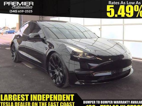 TESLA MODEL 3 2022 5YJ3E1EB1NF191628 image